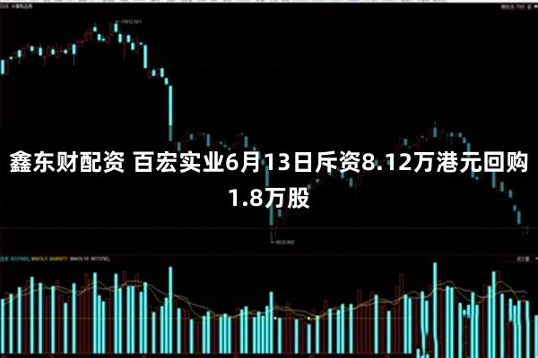 鑫东财配资 百宏实业6月13日斥资8.12万港元回购1.8万股