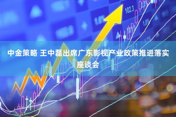 中金策略 王中磊出席广东影视产业政策推进落实座谈会