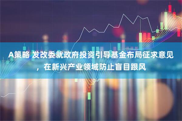 A策略 发改委就政府投资引导基金布局征求意见，在新兴产业领域防止盲目跟风